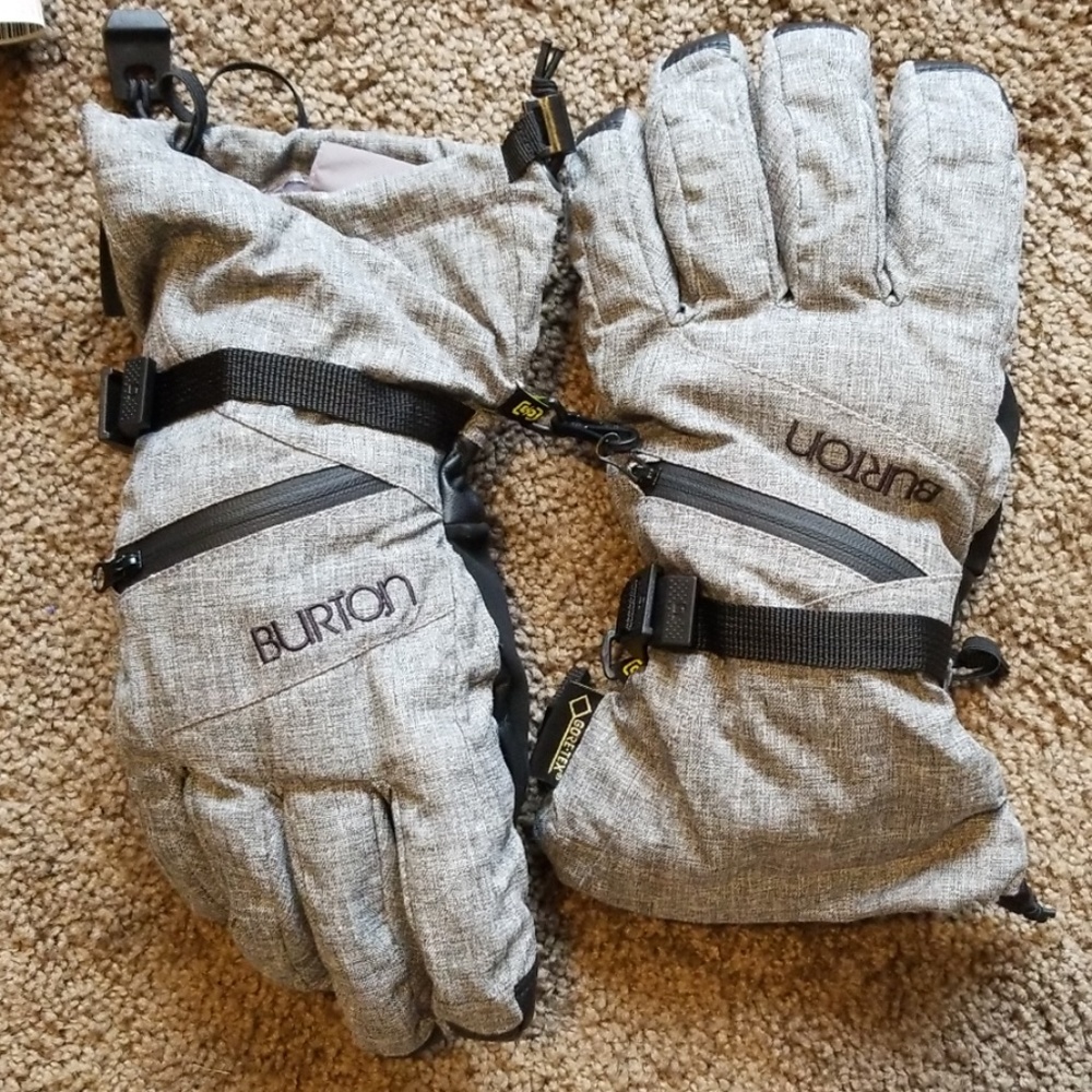 Grey Burton Gloves
